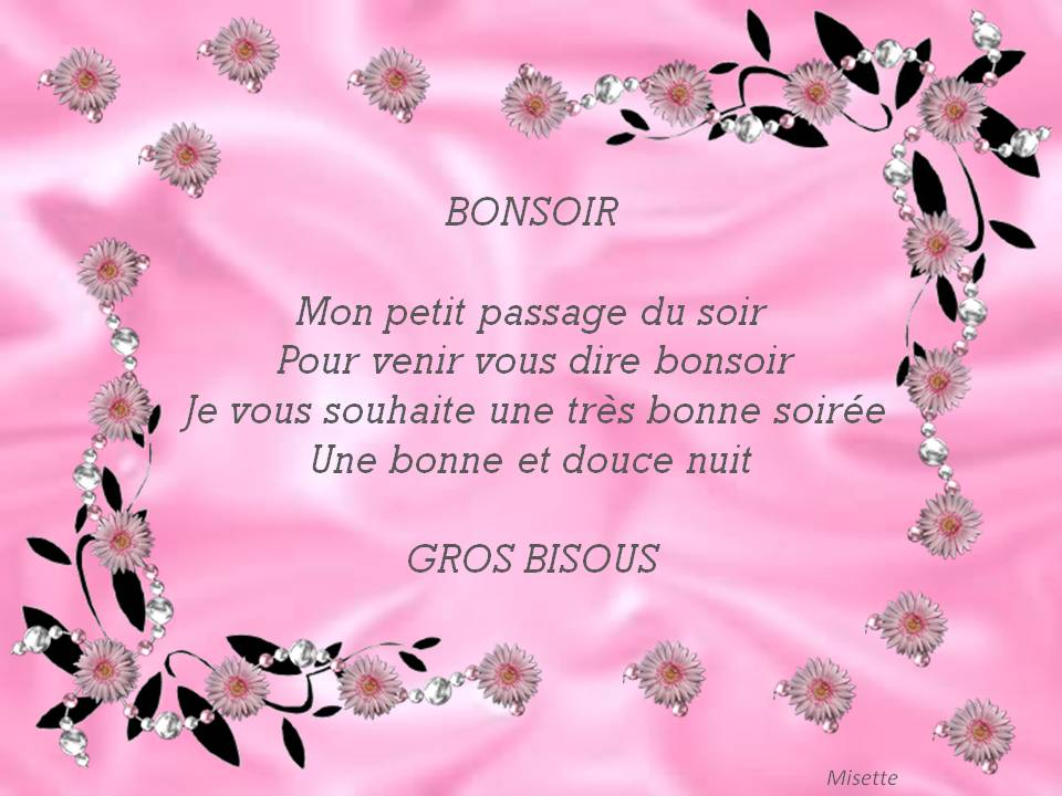 Bonsoir